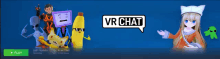 a screenshot of a video game called vrchat