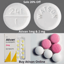 a box of 100 tablets of ativan lorazepam 2mg