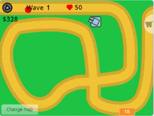 a screenshot of a game that says wave 1 on the top