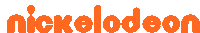 a logo for nickelodeon in orange letters on a white background