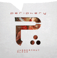 an album cover for periphery juggernaut alpha shows a man in a mask