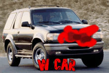 a picture of a ford explorer with the word w car written on the bottom