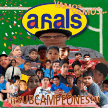 a poster for anals shows a collage of boys