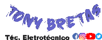 a logo for tony bretas tec eletrotecnico