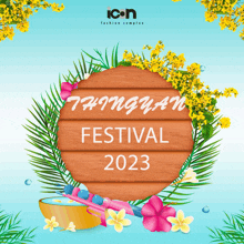 a poster for the thongyan festival 2023