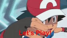 a cartoon character says let 's play