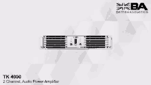 tk 4000 is a 2 channel audio power amplifier