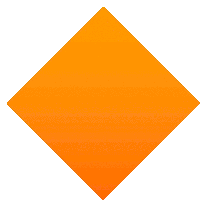 an orange square on a white background is a diamond shape