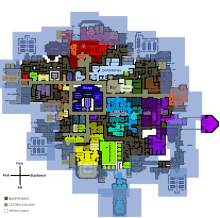 a floor plan of a building with the word starboard at the bottom left