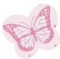 a pink butterfly with white spots on its wings