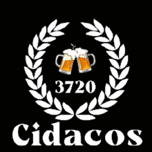 a logo for cidacos with a laurel wreath