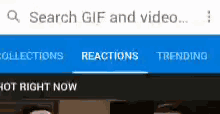 a screen shot of a website that says search gif and video .