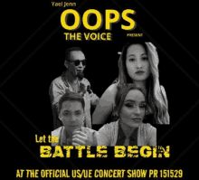 oops the voice present let the battle begin at the official us / ue concert show