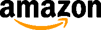 a black and yellow amazon logo with a yellow arrow