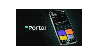 a phone with the word portal on the bottom right