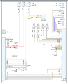 a diagram of a car 's electrical system shows a lot of wires