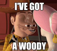 a picture of woody from toy story with the words i 've got a woody