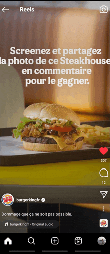 a screenshot of a burger king advertisement