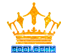 a picture of a crown with the word boolocam underneath it