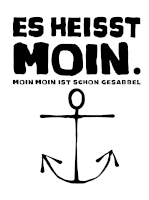 a poster that says es heisst moin