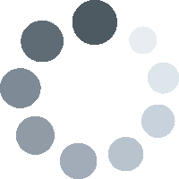 a circle of grey and white circles with a black circle in the center