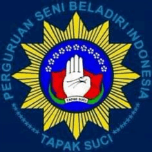 the logo for perguruan seni beladiri indonesia