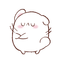 a drawing of a hamster with the word uau on its face