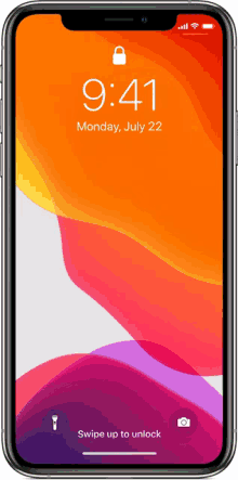 a phone screen shows the time as 9:41 on monday july 22nd