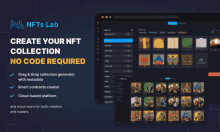 nfts lab is a website that allows you to create your nft collection without code