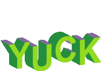 Yuck Gross Sticker