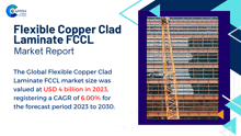 a flexible copper clad laminate fccl market report with a picture of a building under construction