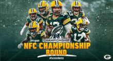 a green bay packers championship bound poster