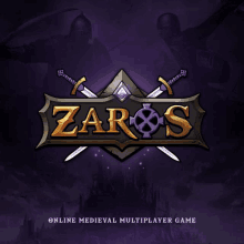 a poster for a medieval multiplayer game called zars