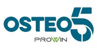 a logo for osteo 5 prowin is shown