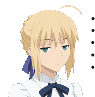 Saber Fate Stay Night Sticker