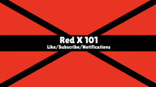 a red x 101 like / subscribe / notifications sign