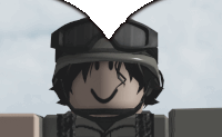 a roblox character wearing a helmet and goggles smiles