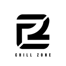 a black and white chill zone logo