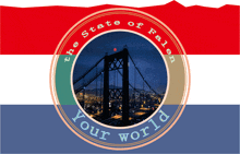 a picture of a bridge with the words the state of falen your world