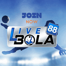 a sign that says join now and live bola