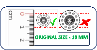 a ruler is shown with the original size being 10mm