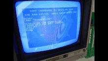 a commodore 64 basic v2 computer monitor displays a screen that says " ready "