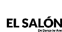 a logo for el salon de danza by ane on a white background