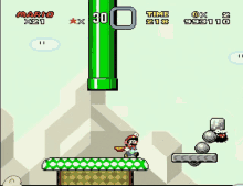 a screenshot of a video game with mario x21 on it