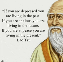 a quote by lao tzu is displayed on a white background