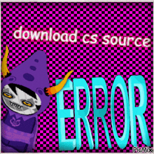 a picture of a troll with the word error written on it