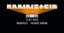 a poster for rammstein shows a stadium and the date 11 07.2023