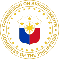 the seal of the commission on appointments of the philippines