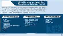 global incident and deviation management solutions market with a list of companies and their profiles