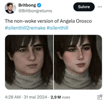 the non-woke version of angela orosco # silenthill2remake #silenthill 4:28 am 31 mai 2024 2,9 m vues